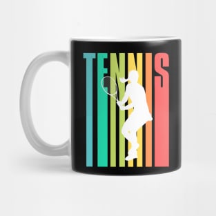 US Open Tennis Player Silhouette Mug